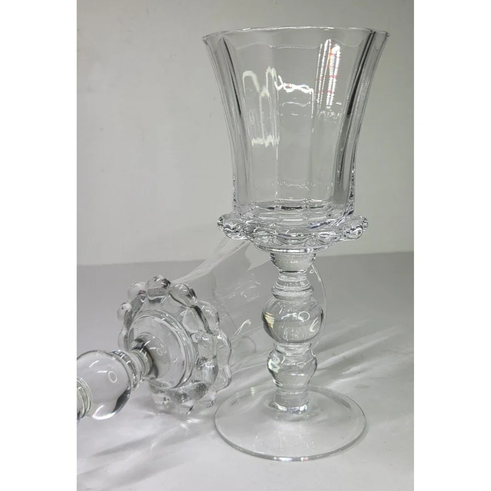 Pair of Southern Living Emerson Juice Iced Tea Glasses Set 2 Water Wine Goblets